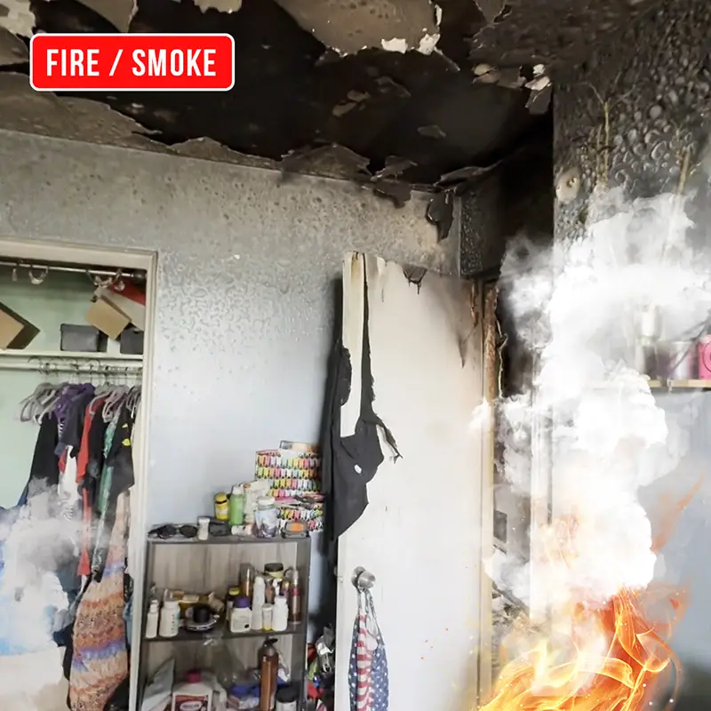 Fire and smoke damage property inspection in Pennsylvania by REEM Public Adjustment